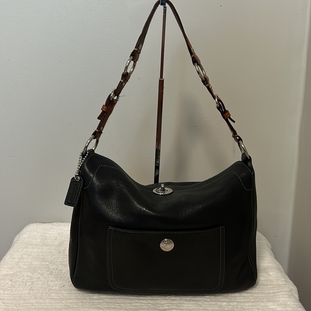 COACH VINTAGE GENUINE LEATHER HOBO SHOULDER BAG
